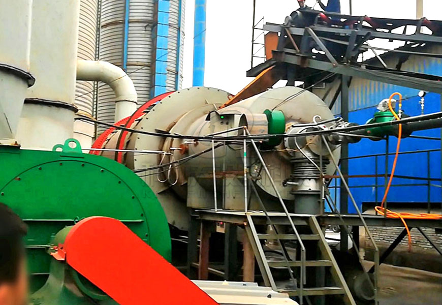 30 tons per hour tailings drying site