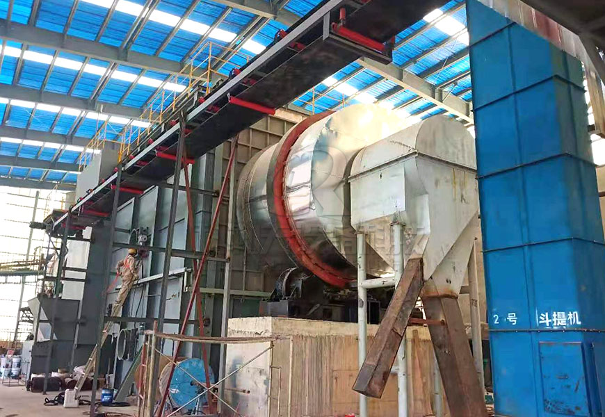 large-scale gypsum calcination production line large-scale gypsum calcination production line