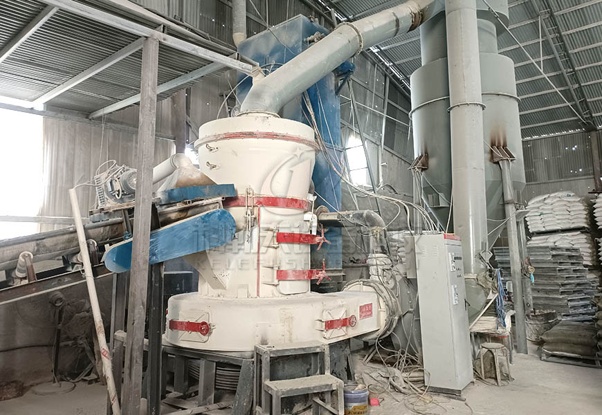 limestone grinding production line put into operation