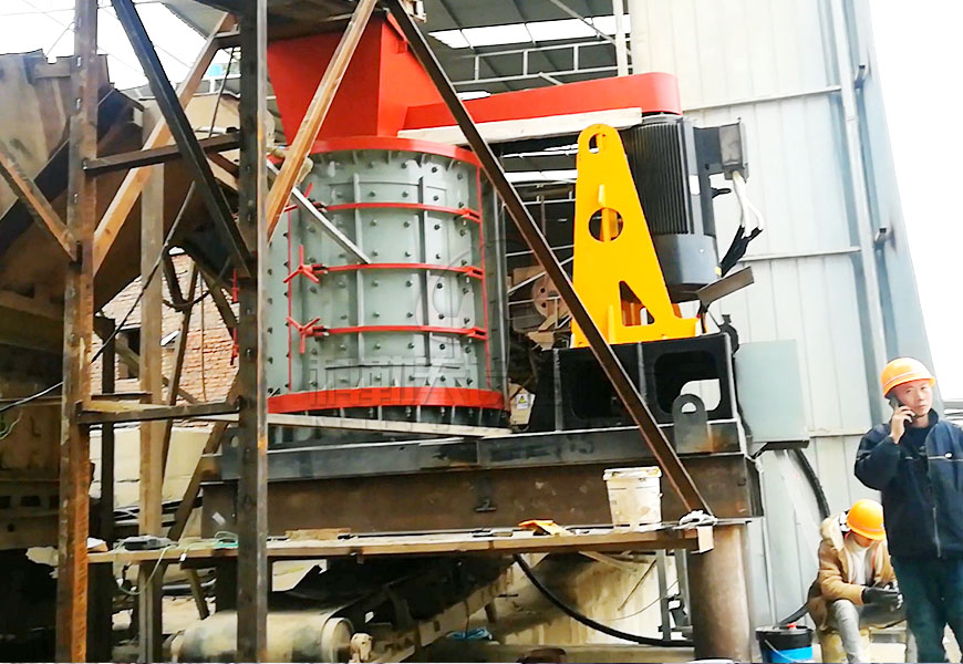 Limestone crushing and sand making production line Limestone crushing and sand making production line