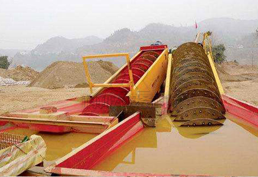 Sand washing production line project Sand washing production line project